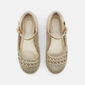 حذاء باليرينا بحزام بألوان...